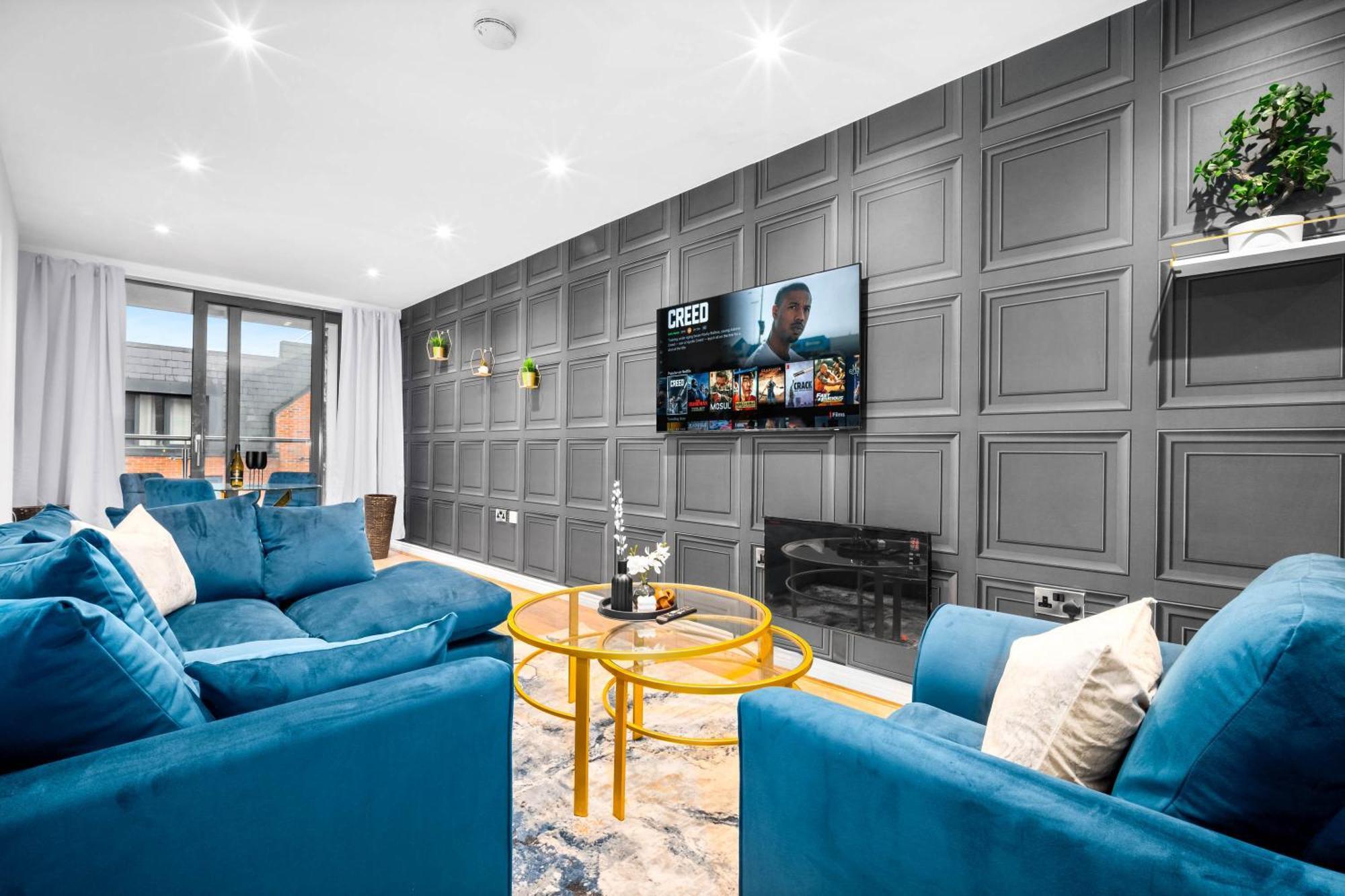 Luxury Two Bedroom Apartment - City Ceentre - Balcony - Jq - Netflix & Wifi - 11B Birmingham Extérieur photo